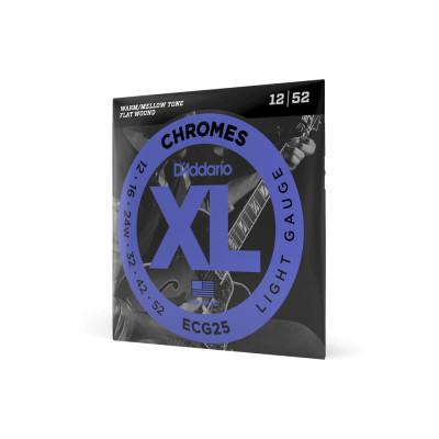 Струни для гітари D&#039;Addario XL Chromes Light (12-52) (ECG25)