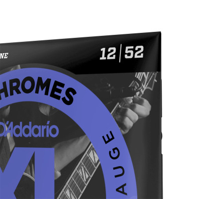 Струни для гітари D&#039;Addario XL Chromes Light (12-52) (ECG25)