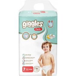 Підгузки Giggles XL 17+ кг 16 шт (8680131205172)