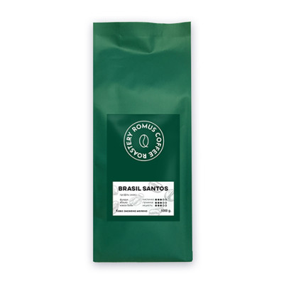 Кава Romus Coffee Roastery Brasil Santos мелена 1 кг (556842)