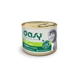 Консерви для собак OASY One Animal Protein ADULT Small/Mini з кроликом 200 г (8053017344423)