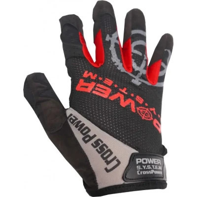 Рукавички для фітнесу Power System Cross Power PS-2860 Black/Red XL (PS-2860_XL_Black-red)