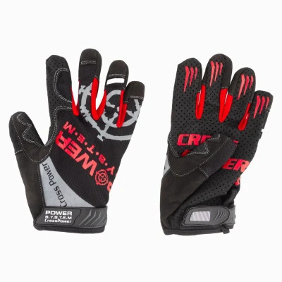 Рукавички для фітнесу Power System Cross Power PS-2860 Black/Red XL (PS-2860_XL_Black-red)
