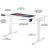 Комп&#039;ютерний стіл Mealux PowerDesk Duo White (EVO-242 Duo W/W)