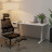 Комп&#039;ютерний стіл Mealux PowerDesk Duo White (EVO-242 Duo W/W)