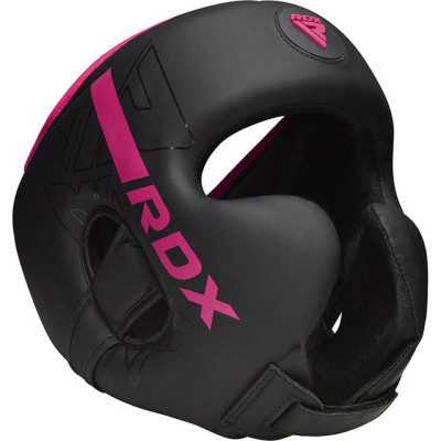 Боксерський шолом RDX F6 Kara Matte Pink S (HGR-F6MP-S)
