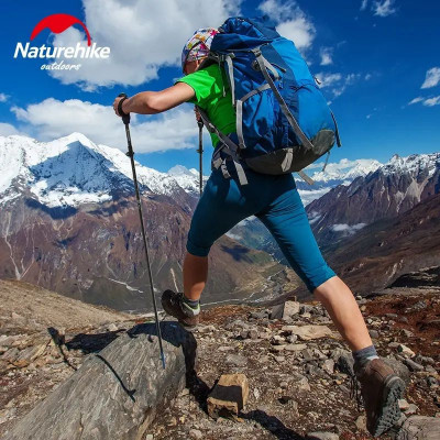 Трекінгові палиці Naturehike ST07 NH18D010-Z 115-135 см бордова 1 шт (6927595748503)