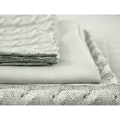 Постільна білизна Руно Grey Braid мікрофайбер двоспальний (Р655.52_Grey Braid)