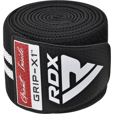 Бинт для спорту RDX KR11 Gym Knee Wrap Black/White (WAH-KR11BW)