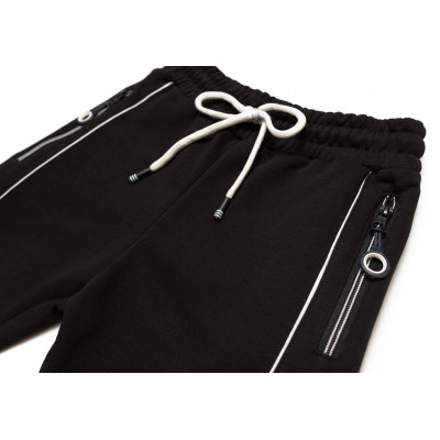 Спортивний костюм дитячий A-Yugi на блискавці (7052-140B-black)
