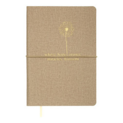 Книга записна Buromax Nice А5 96 аркушів, без лініювання бежевий (BM.295015-28)