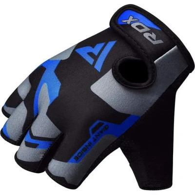 Рукавички для фітнесу RDX F6 Sumblimation Blue M (WGS-F6U-M)
