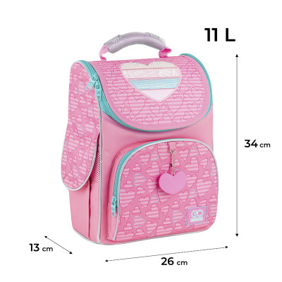 Портфель GoPack Education 5001S-1 Pink Dreams (GO25-5001S-1)