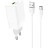 Зарядний пристрій BOROFONE BA47A Mighty speed single port QC3.0 3A + Type-C cable White (BA47ACW)