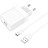 Зарядний пристрій BOROFONE BA47A Mighty speed single port QC3.0 3A + Type-C cable White (BA47ACW)