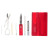 Ніж Victorinox SwissCard Transparent Red (0.7100.T)