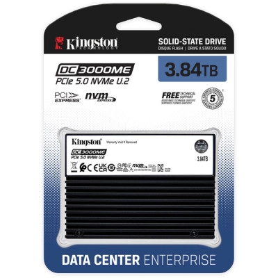 Накопичувач SSD U.2 2.5&quot; 3.84TB Kingston (SEDC3000ME/3T8)