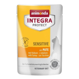 Вологий корм для кішок Animonda Integra Protect Sensitive with Turkey з харчовою непереносимістю (4017721867207)