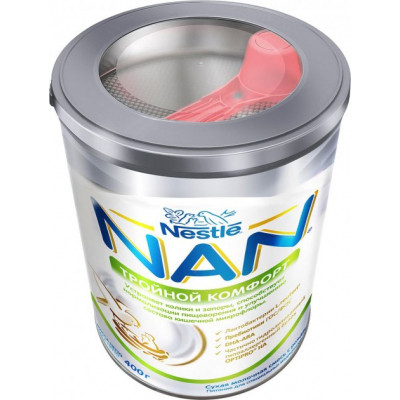 Дитяча суміш Nestle NAN Потрійний комфорт з народження, 400 г (7613035351462)