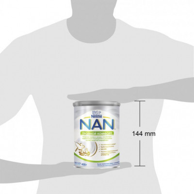 Дитяча суміш Nestle NAN Потрійний комфорт з народження, 400 г (7613035351462)