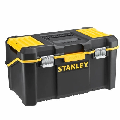Ящик для інструментів Stanley ESSENTIAL Cantilever, 19&quot;, 490х290х250 мм, з металевими зам (STST83397-1)