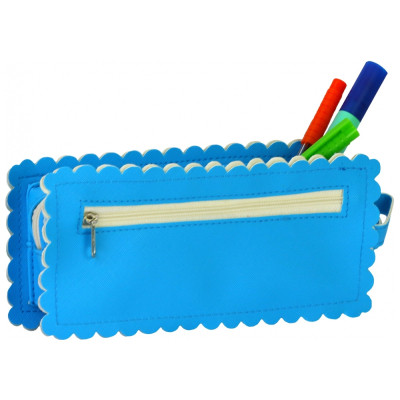 Пенал Cool For School 1 відділення Блакитний (J-2609-blue)