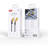 Дата кабель USB 2.0 AM to USB-C + USB 2.0 AM to Lightning 1.0m 60W black XO (NB283_4-in-1_Black)
