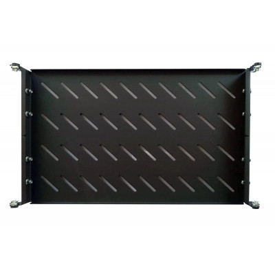 Полка 19&quot; Hypernet 1U глиб. 300мм, в шкафи глибиною 450мм, колір чорний (U-FS-45-Black)