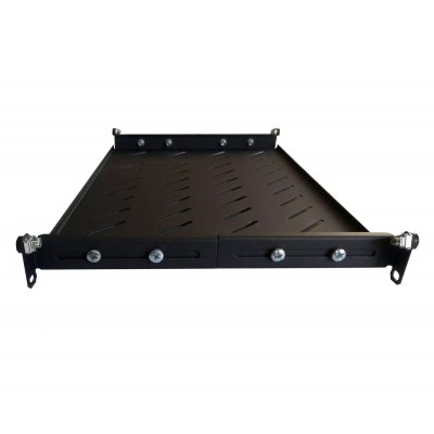 Полка 19&quot; Hypernet 1U глиб. 300мм, в шкафи глибиною 450мм, колір чорний (U-FS-45-Black)