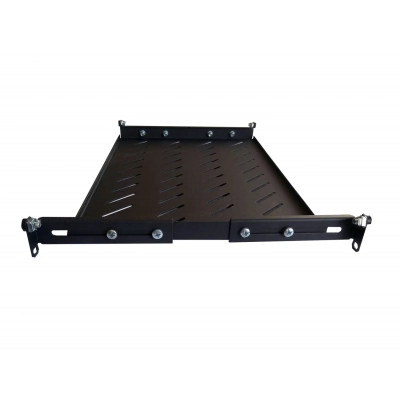 Полка 19&quot; Hypernet 1U глиб. 300мм, в шкафи глибиною 450мм, колір чорний (U-FS-45-Black)