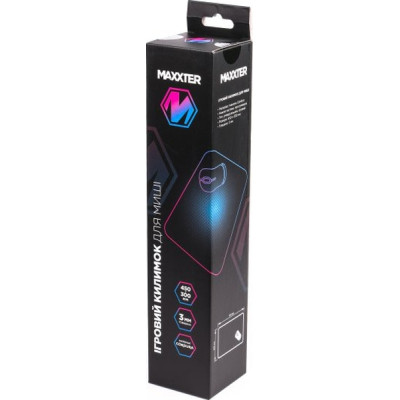 Килимок для мишки Maxxter MMP-PROC-L Black (MMP-PROC-L)