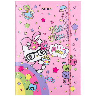 Папка для зошитів Kite В5 на гумці Hello Kitty, картон (HK23-210)