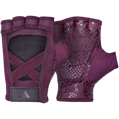 Рукавички для фітнесу Adidas Women&#039;s Training Gloves ADGB-15023 фіолетовий L (885652026109)
