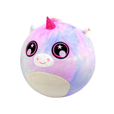 М&#039;яка іграшка Biggies серії Little Fantasy W1 - Рожевий єдиноріг (надувна іграшка, насос) (BIG002-EUN)