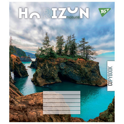 Зошит Yes Horizon nature 24 аркушів клітинка (767019)