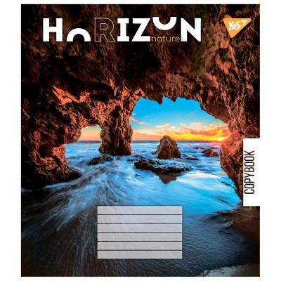 Зошит Yes Horizon nature 24 аркушів клітинка (767019)