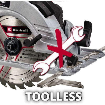 Дискова пила Einhell TE-CS 18/190 Li BL - Solo акум., PXC, 18В, диск 190х20 мм (без АКБ та ЗП) (4331210)
