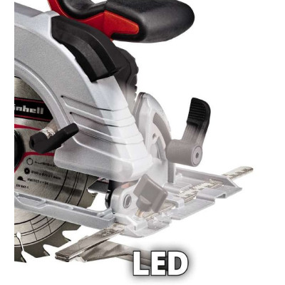 Дискова пила Einhell TE-CS 18/190 Li BL - Solo акум., PXC, 18В, диск 190х20 мм (без АКБ та ЗП) (4331210)