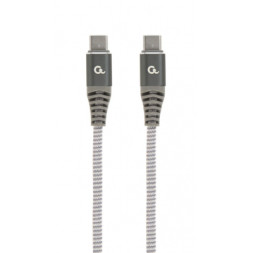 Дата кабель USB-C to USB-C 1.5m 60W USB 2.0 Cablexpert (CC-USB2B-CMCM60-1.5M)