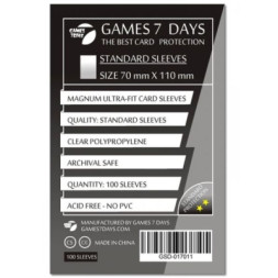Протектор для карт Games7Days 70 х 110 мм, Magnum Ultra-Fit, 100 шт (STANDART) (GSD-017011)