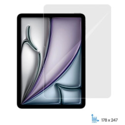 Скло захисне 2E iPad Air 11&quot; (2024-2025), 2.5D (2E-IP-IPD-A11-LT2.5D-CL)
