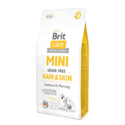Сухий корм для собак Brit Care GF Mini Hair &amp; Skin 7 кг (8595602520244)