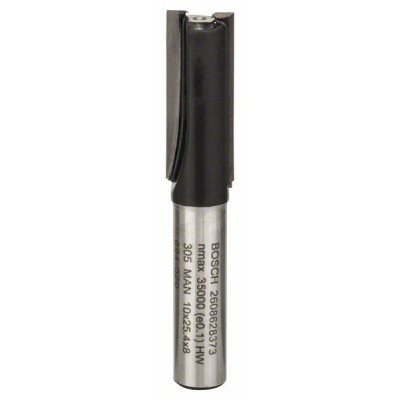 Фреза Bosch Professional пазова з двома лезами, Std, S8, D10, L25.4 (2.608.628.373)