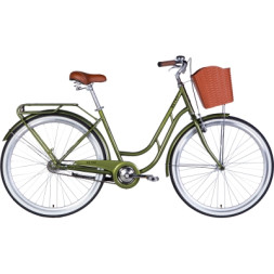 Велосипед Dorozhnik 28&quot; Retro Velosteel рама-19&quot; темно-зелений 2025 (OPS-D-28-433)