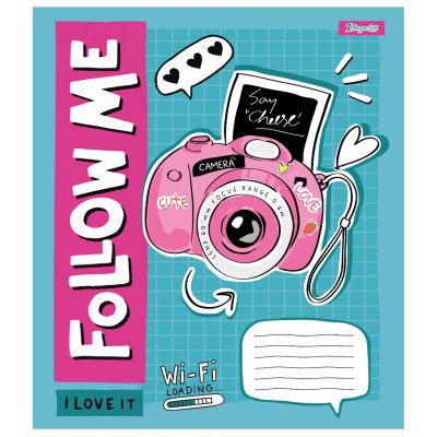 Зошит 1 вересня Follow me А5 24 аркушів клітинка (767276)