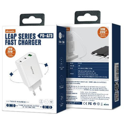 Зарядний пристрій Proda PD-A73 3 in 1 20W (PD-A73-WH)
