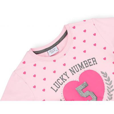 Спортивний костюм дитячий Breeze із серцем (9347-110G-pink)
