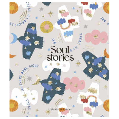 Зошит Школярик Soul stories 80 аркушів лінія (080-3202L)