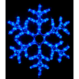 Гірлянда Delux Motif flash Snowflake 55 см синій IP44 EN (90012964)