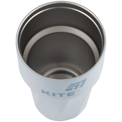Термокружка Kite 450 мл сіро-блакитна (K25-1220-2)